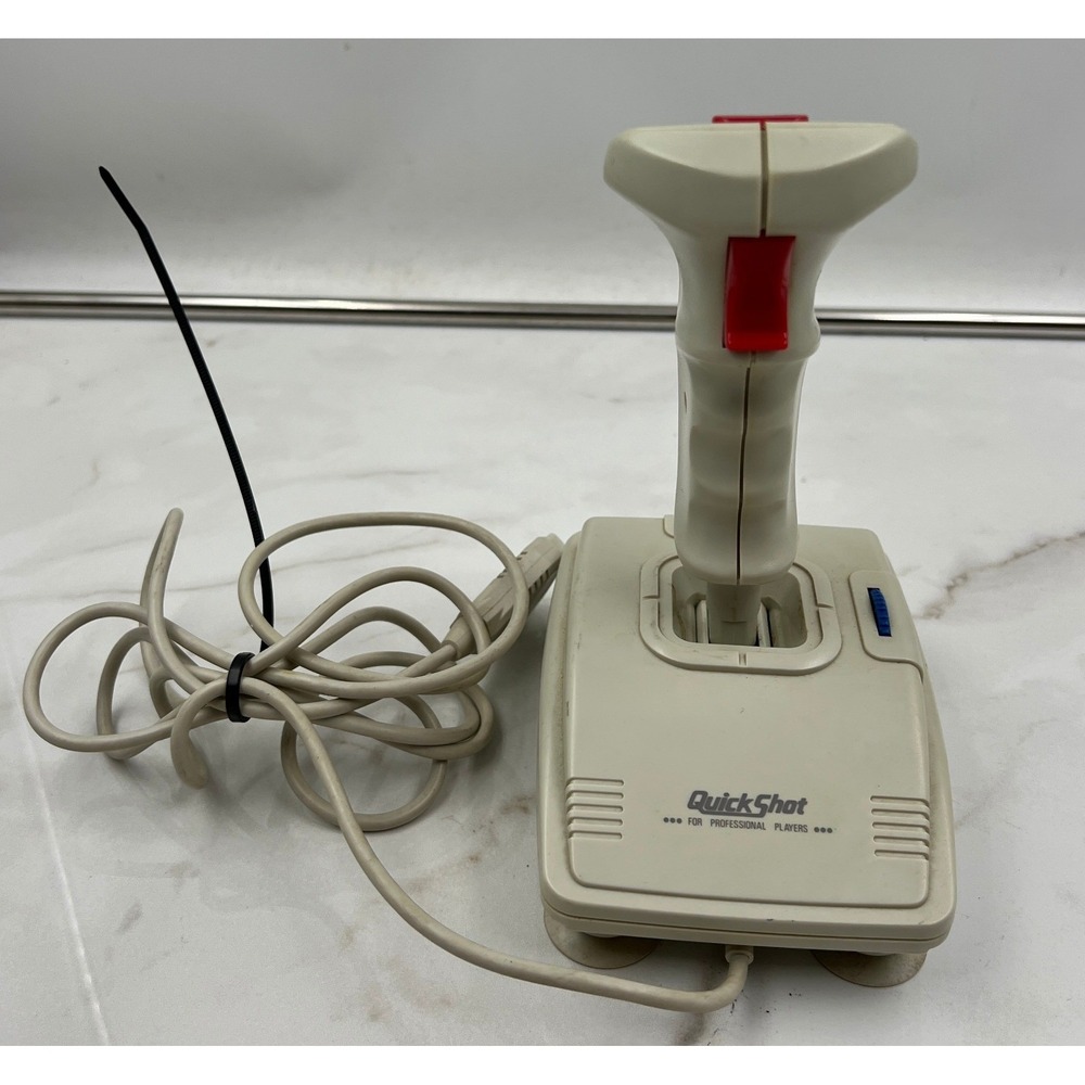 Vintage QuickShot QS-123B Joystick Controller Retro Gaming Professional Players